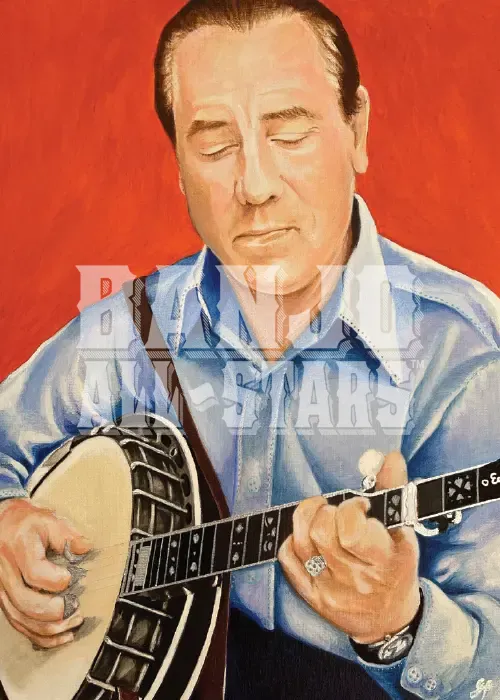 Earl Scruggs trading card
