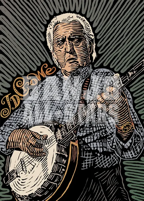 J.D. Crowe trading card